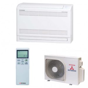 Floor Standing Reverse Cycle 2.5kW Cool 3.5kW Heat Indoor/Outdoor Air Conditioning Unit