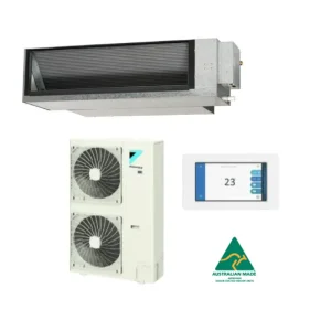 DAIKIN 12.5kW Inverter Ducted Air Conditioner System 3 Phase R32 With BRC24Z4B9